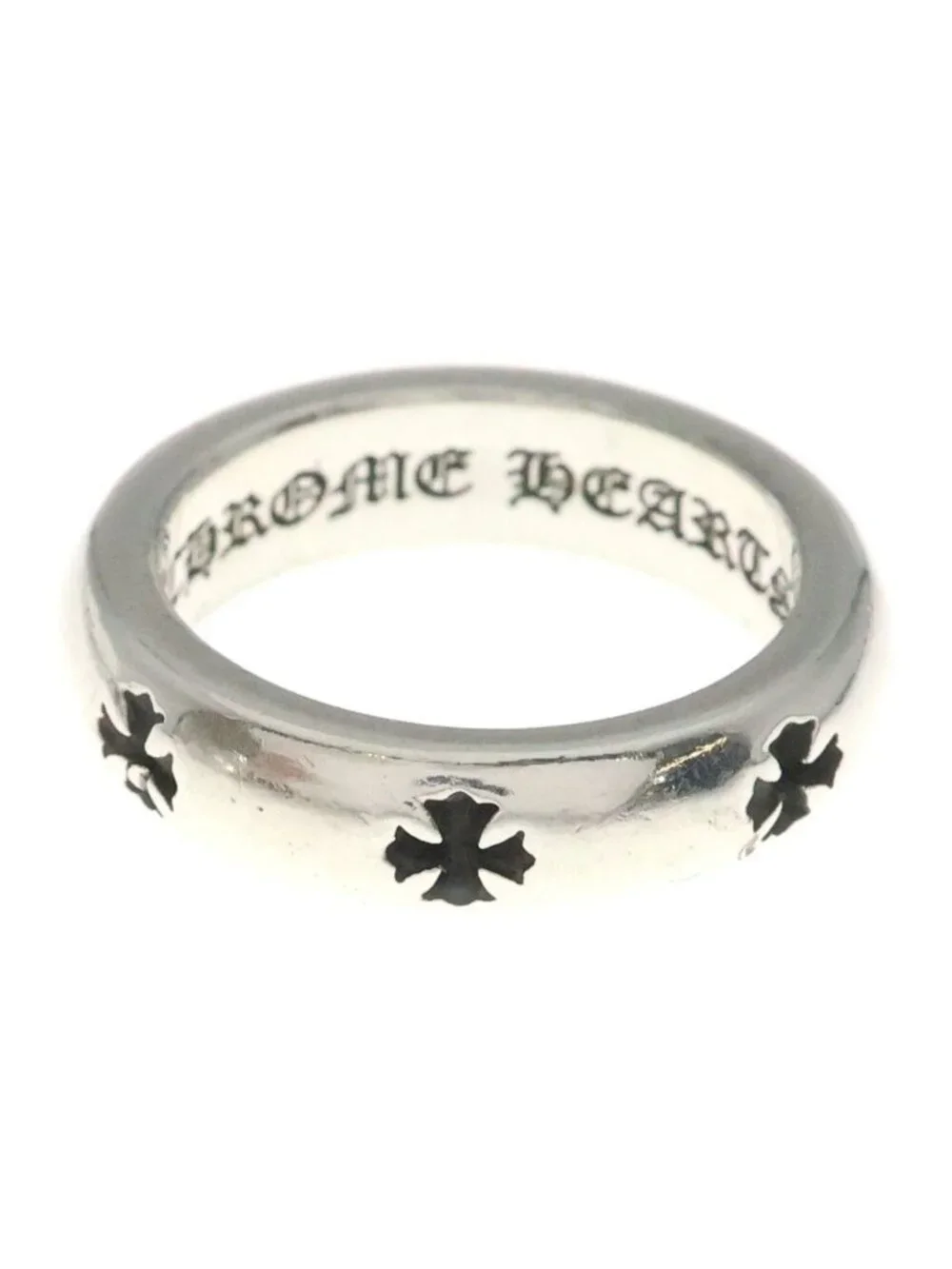 Chrome Hearts Negative CH Plus Ring Silver